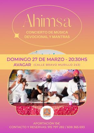 Concierto Ahimsa en Avagar
