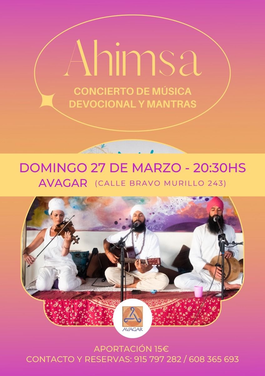 Concierto Ahimsa en Avagar