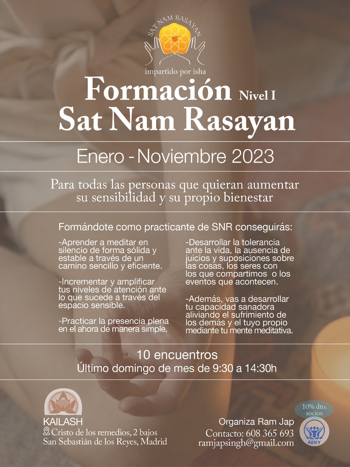 Formación Sat Nam Rasayan Nivel I