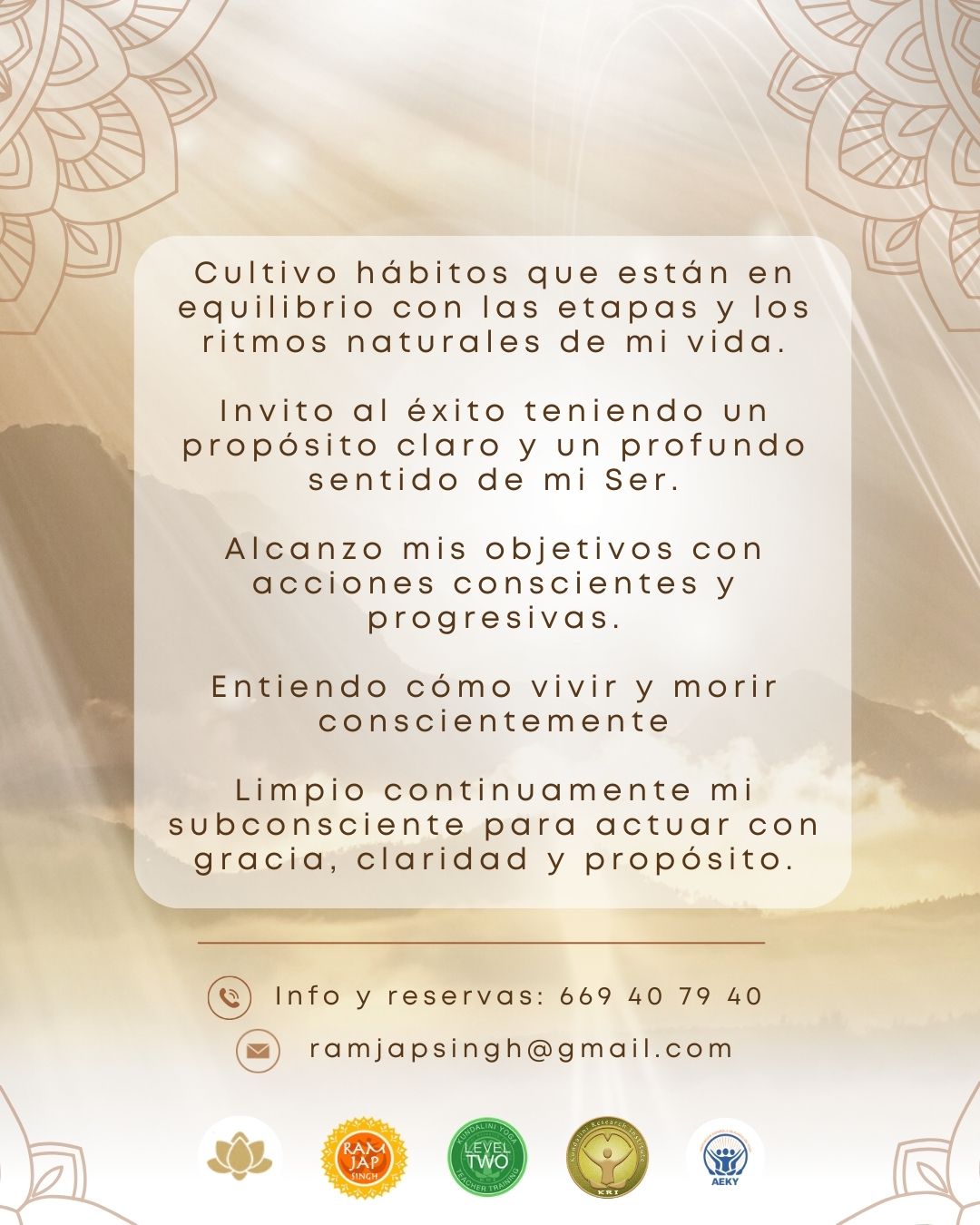 formacion de kundalini yoga ciclos y estilos de vida